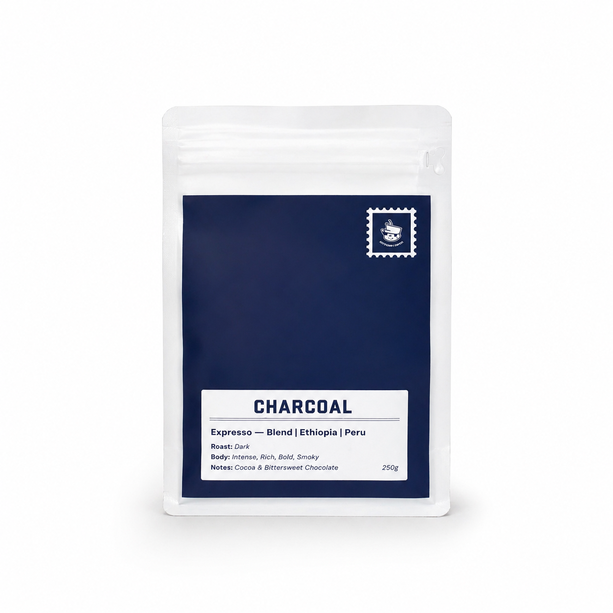 Charcoal Coffee Beans - Espresso